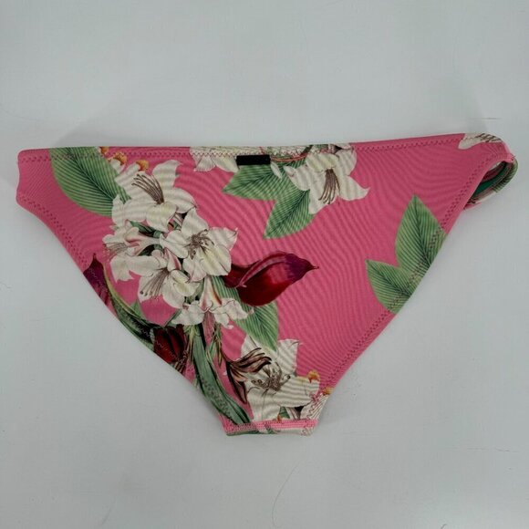 Triangl Aloha Island Pink Floral Neoprene Tropical Beach Large Bikini Bottoms - Picture 3 of 3